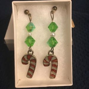 OOAK Handmade Christmas earrings